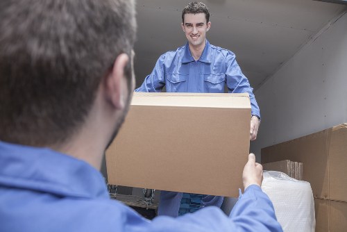 Careful loading of furniture and boxes for a Paddington student relocation
