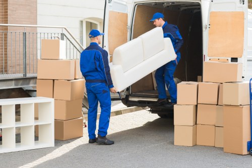 Removal team reviewing pricing for a Paddington property move