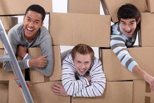 Local packing and moving boxes prepared for a Paddington property