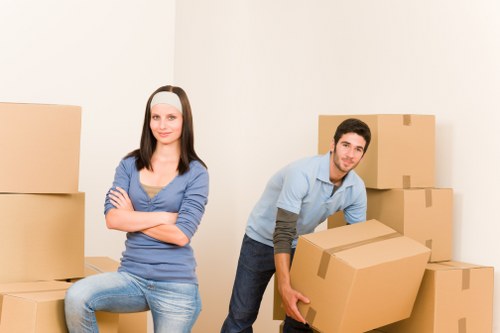 A professional moving team completing a careful and secure Paddington removal