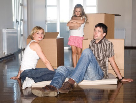 Preparing boxes and furniture for a man and van move in Paddington